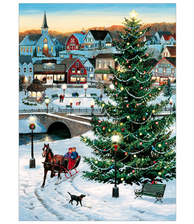 Village Tree Puzzle 1000pc