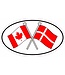 Canada & Denmark Sticker