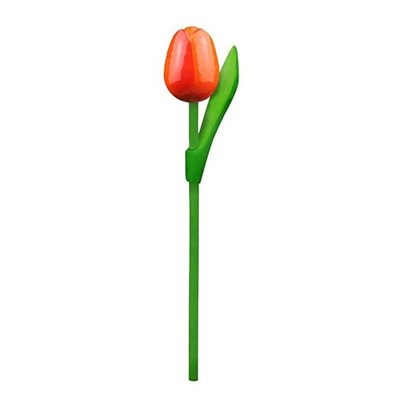 Mini Wooden Dutch Tulip Orange & Red