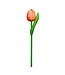 Mini Wooden Dutch Tulip Orange & White