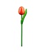 Large Wooden Dutch Tulip Orange & Red