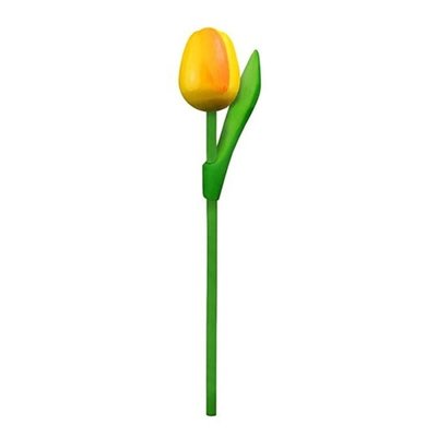 Large Wooden Dutch Tulip Yellow & Orange