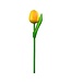 Large Wooden Dutch Tulip Yellow & Orange