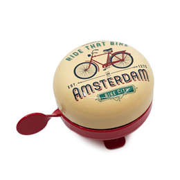 Ride That Bike Amsterdam Bike Bell  Cream