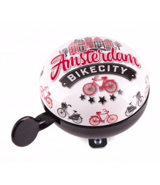 Bike Bell Amsterdam Black & White Large