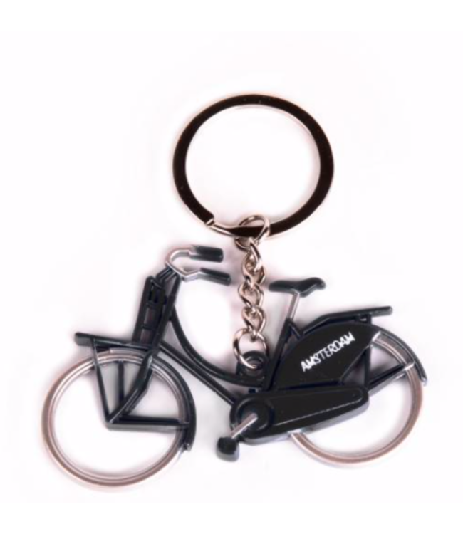 Black Bicycle Keychain