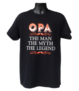 OPA THE MAN THE MYTH THE LEGEND (Black) Shirt