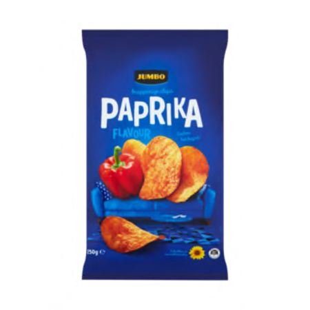 Jumbo Paprika Chips 250g