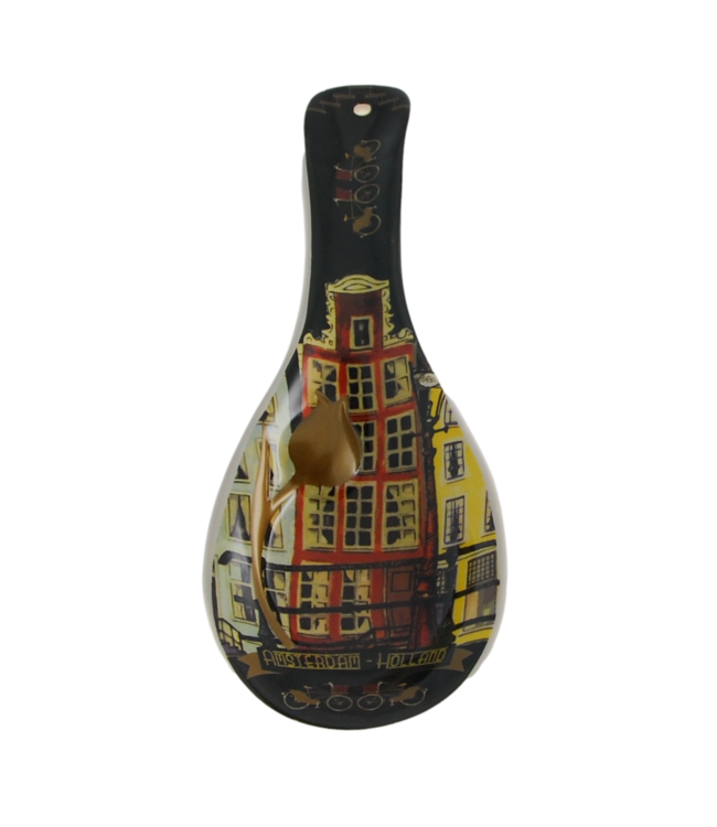 Ceramic Spoon Rest Amsterdam Houses