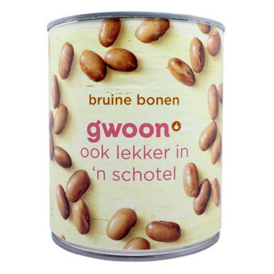 Gwoon Brown Beans Tin 850ml