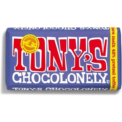 Tony's Chocolonely Dark Milk Pretzel Toffee