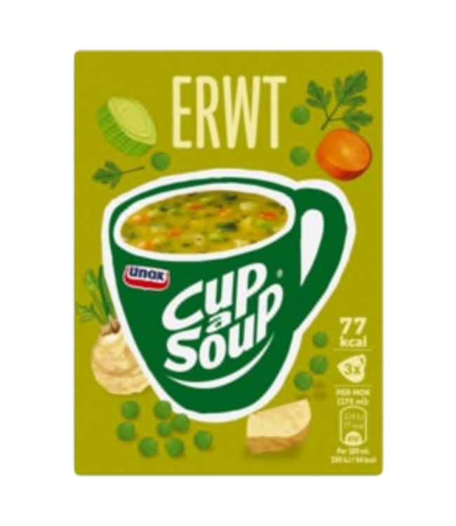 Unox Green Pea Cup a Soup (3pk)