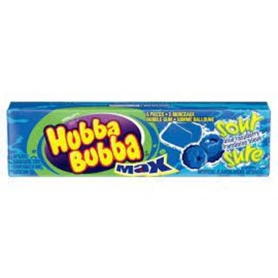 Hubba Bubba Sour Blue Raspberry Bubble Gum