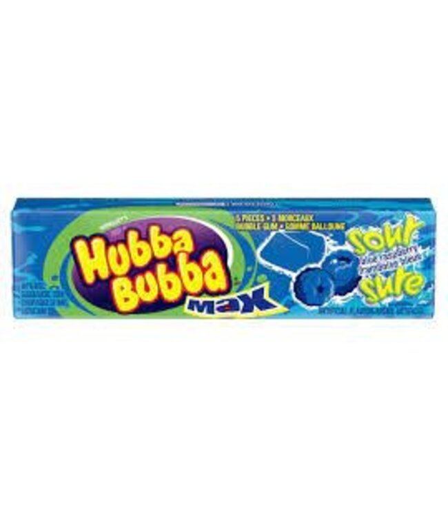 Hubba Bubba Sour Blue Raspberry Bubble Gum