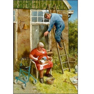 Marius van Dokkum Do it yourselfer Puzzle 1000pc