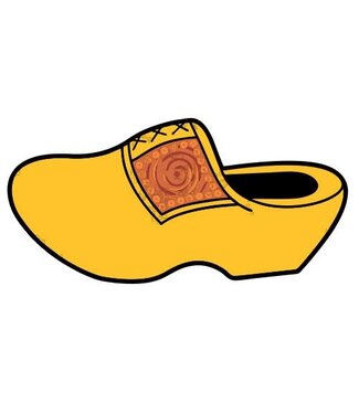 Wooden Shoe Car Sticker