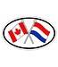 Canada & Nederland Car Sticker