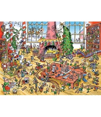 Elves at Work Family Puzzle 350pc