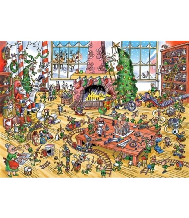 Elves at Work Family Puzzle 350pc