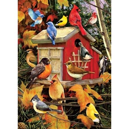 Fall Birdhouse Puzzle 500pc