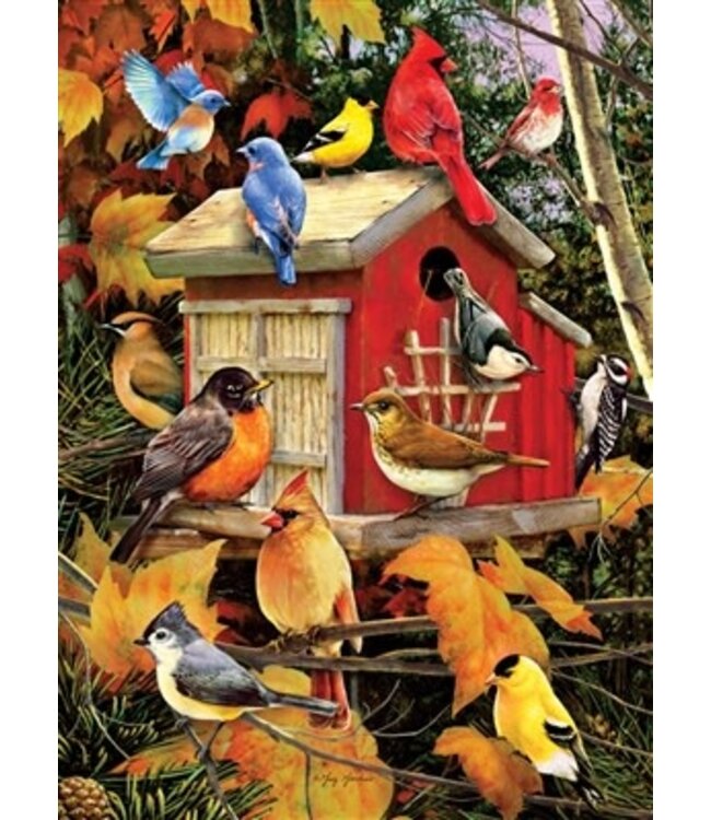 Fall Birdhouse Puzzle 500pc