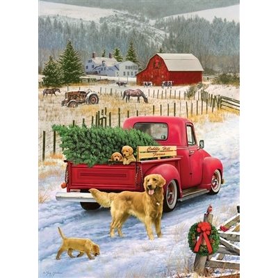 Christmas on the Farm Puzzle 1000pc