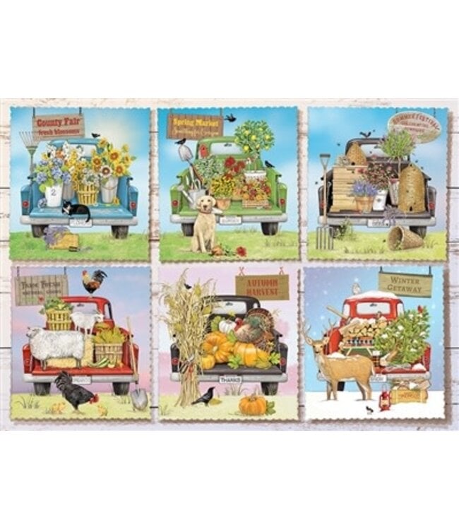 Farmer's Market Trucks Puzzle 1000pc (LB)