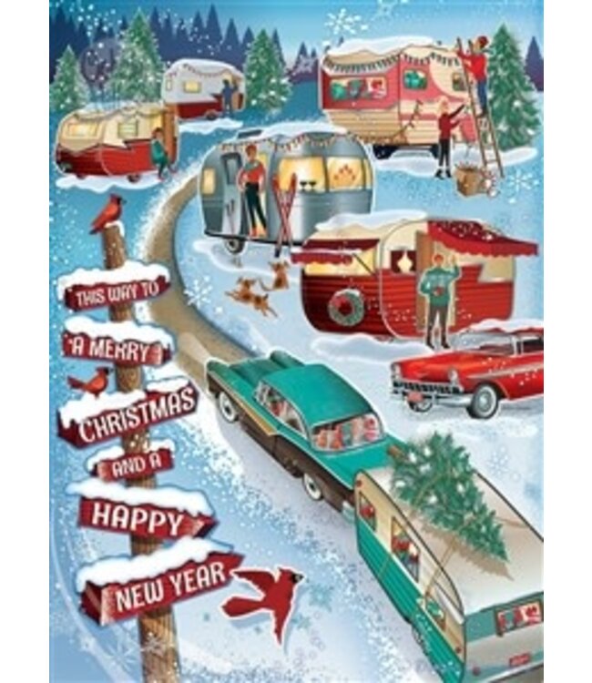 Christmas Campers Puzzle 1000pc