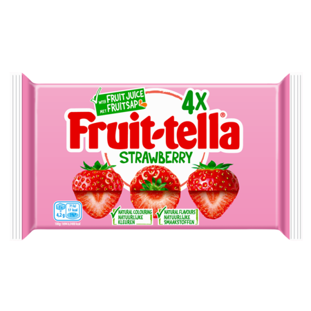 Fruittella Strawberry 4 pack
