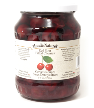 Monde Red Sour Pitted Cherries 540ml