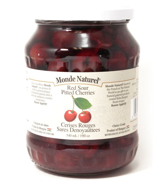 Monde Red Sour Pitted Cherries 540ml