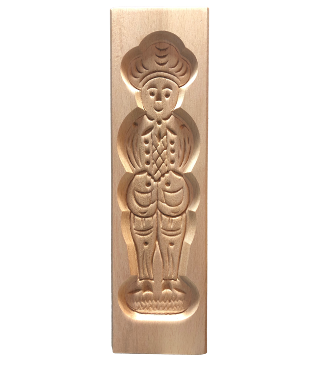 Wooden Speculaas Board Boy 25cm