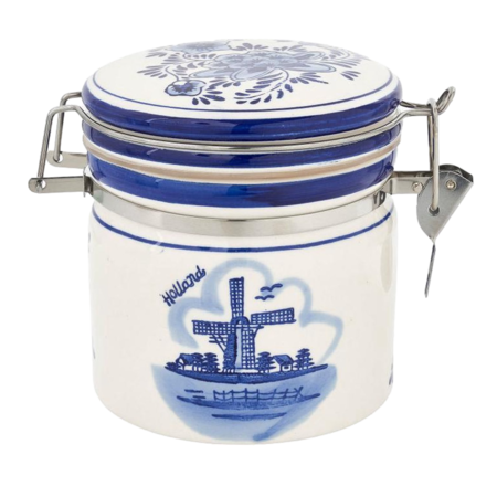 14cm Delft Blue Canister