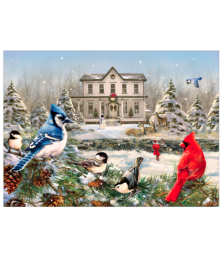 Country House Birds Puzzle 1000pc