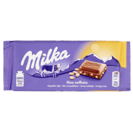 Milka with Rice Crisps 100g