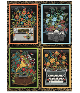 Floral Objects Puzzle 1000pc