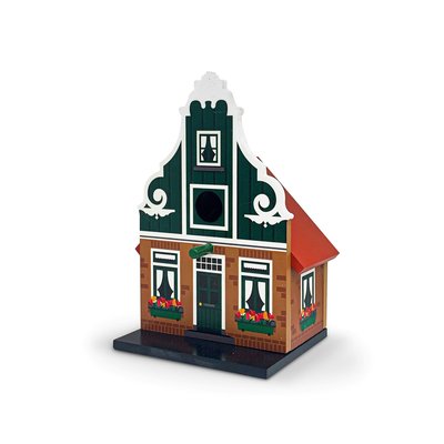 Birdhouse - Green Brown Brick Zaanse