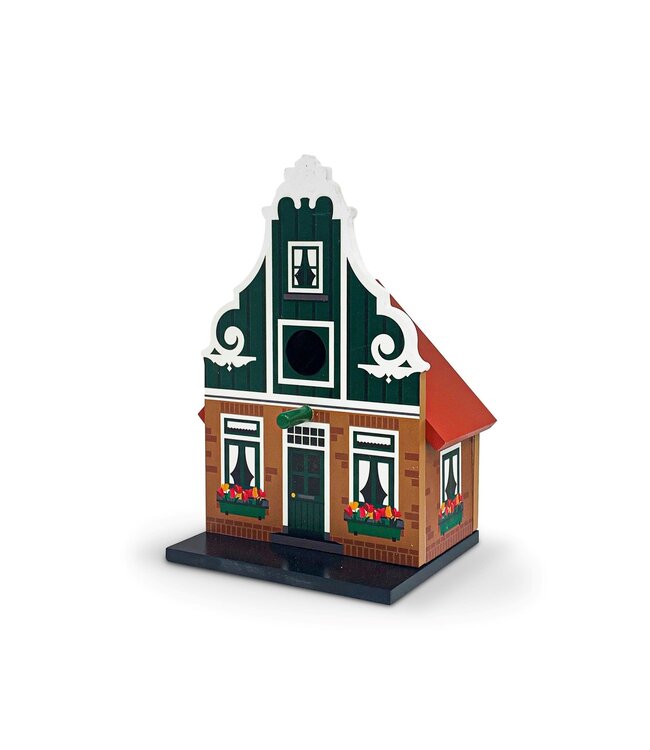 Birdhouse - Green Brown Brick Zaanse