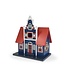 Birdhouse - Blue with Bell Gable