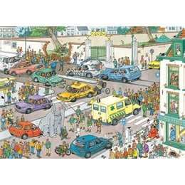 Jumbo Goes Shopping Puzzle 1000pc