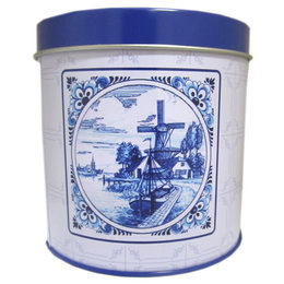 Stroopwafel Tin Delft Blue