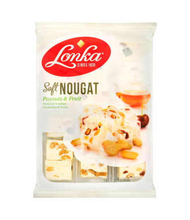 Lonka Soft Nougat Peanut & Fruit 180g
