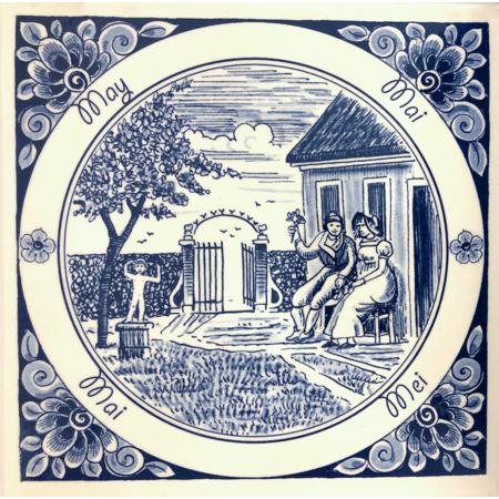 Delft Blue Tile - May