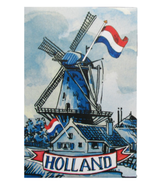 Windmill with Flag Playing Cards