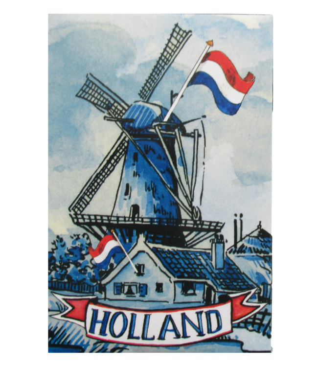 Windmill with Flag Playing Cards