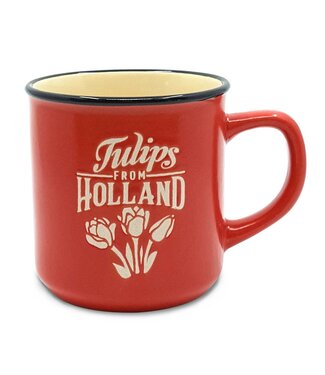 Matix Camp Mug - Tulips from Holland -Red