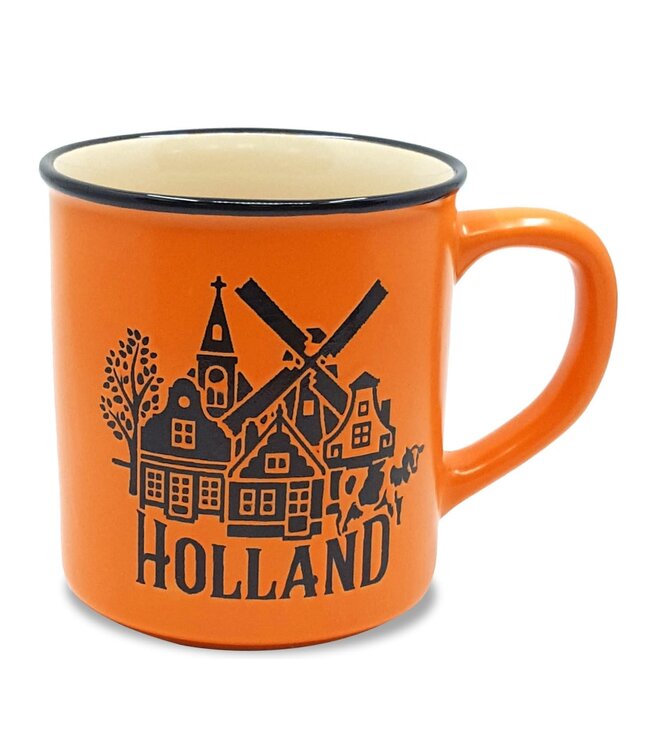 Camp Mug - Holland Village - Orange