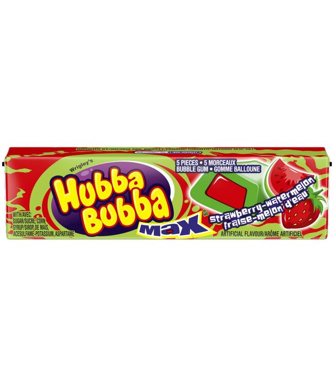 Hubba Bubba Strawberry Watermelon Bubble Gum