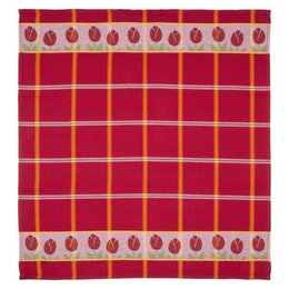 TEA Towel Red Tulips Twentse