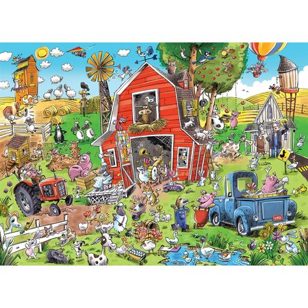 DoodleTown: Farmyard Folly Puzzle 1000pc